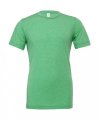 Heren T-shirt Bella Triblend Crew Neck 3413 Green Triblend